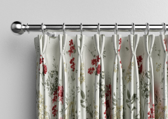 Wild Meadow, Ruby - Made to Measure Curtains - Image 10